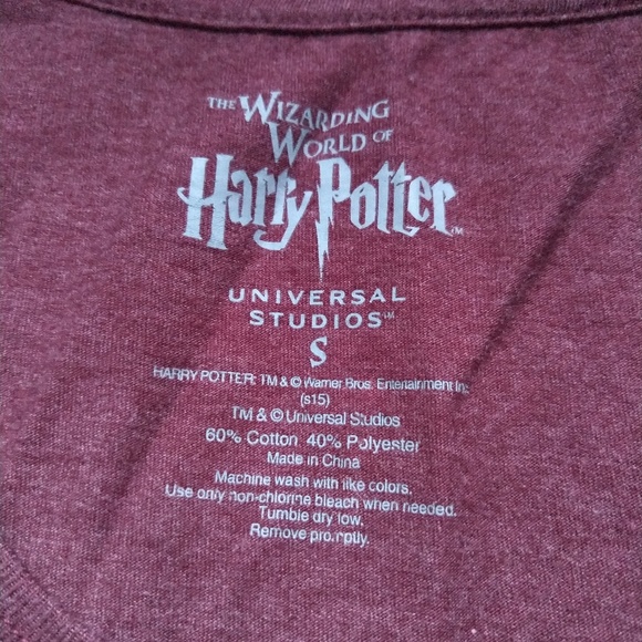 Harry Potter Gryffindor Quidditch Golden 07 Tee - Picture 3 of 4